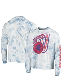 Junk Food La Clippers Throwback Tie Dye Long Sleeve T Shirt
