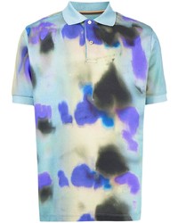 Paul Smith Tie Dye Cotton Polo Shirt