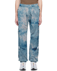 A. A. Spectrum Blue Crinkled Lounge Pants