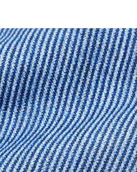 Rubinacci 8cm Pinstriped Linen Tie