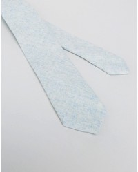 Asos Slim Tie In Blue Texture