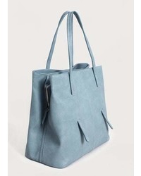 Violeta BY MANGO Pebbled Shopper Bag