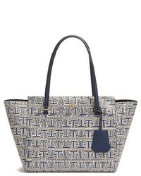 Tory Burch Small Parker T Small Tote Blue