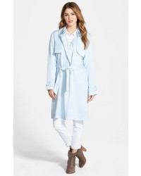 Vince Camuto Draped Wrap Long Trench Coat