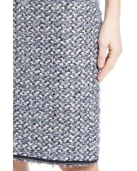 St. John Collection Nala Diamante Tweed Pencil Skirt