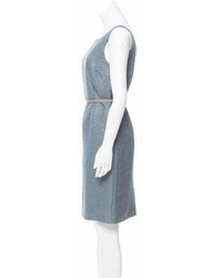 Fendi Knee Length Tweed Dress