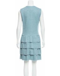 Chanel Tweed Tiered Dress