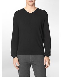 Calvin Klein Cotton Modal V Neck Sweater