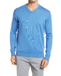 Peter Millar Crown Soft Wool Cashmere V Neck Sweater