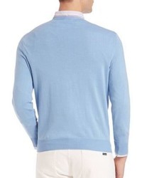 Façonnable Faconnable Cashmere Blend V Neck Sweater