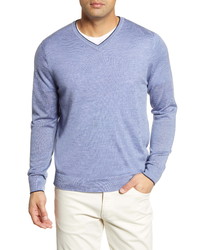 Nordstrom Signature Merino Wool Blend V Neck Sweater