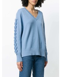 Barrie Troisieme Diion Cashmere V Neck Pullover