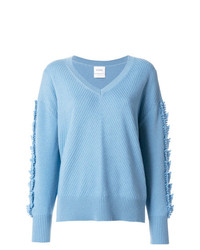 Barrie Troisieme Diion Cashmere V Neck Pullover