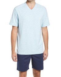 Tommy Bahama Costa Vera V Neck T Shirt In Picasso Blue At Nordstrom