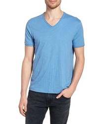 John Varvatos Star USA John Varvatos Slim Fit Slubbed V Neck T Shirt