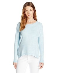 Light Blue Velvet Sweater