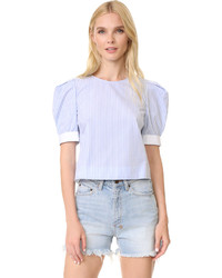 ADAM by Adam Lippes Adam Lippes Puff Sleeve Top