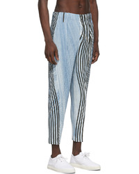 Homme Plissé Issey Miyake Blue Body Movet Trousers