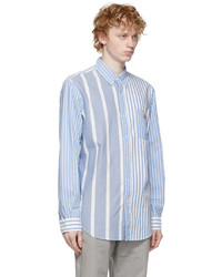 Polo Ralph Lauren Blue Striped Classic Fit Oxford Shirt