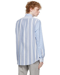 Polo Ralph Lauren Blue Striped Classic Fit Oxford Shirt