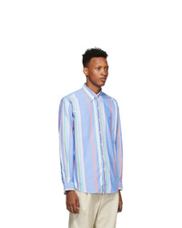 Polo Ralph Lauren Blue Striped Oxford Shirt