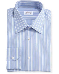 Brioni Blue Striped Shirt Bluewhite