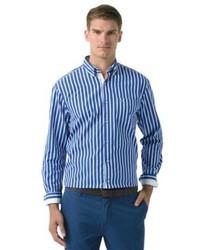 Lacoste Bold Striped Button Down Shirt