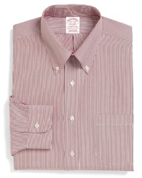Brooks Brothers Traditional Fit Stripe Dress Shirt