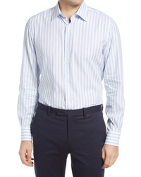Suitsupply Classic Fit Stripe Cotton Modal Dress Shirt