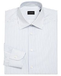 Ermenegildo Zegna Classic Fit Striped Cotton Dress Shirt