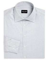 Giorgio Armani Dual Striped Regular Fit Dress Shirt