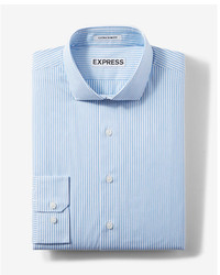 Express Extra Slim Fit Striped Dress Shirt