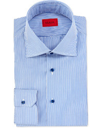 Kiton Shadow Striped Dress Shirt Blue | Where to buy & how to wear