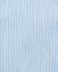 Brioni Micro Striped Woven Dress Shirt Blue