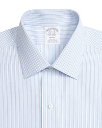 Brooks Brothers Non Iron Regent Fit Ground Stripe Dress Shirt