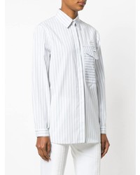 Marco De Vincenzo Pocket Striped Shirt