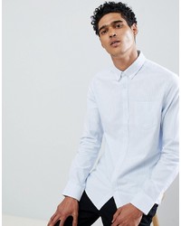 ONLY & SONS Regular Fit Pinstripe Oxford Shirt