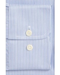 David Donahue Regular Fit Stripe Dress Shirt