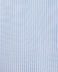Brioni Rope Stripe French Cuff Dress Shirt Blue