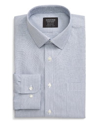 Nordstrom Men's Shop Smartcare Trim Fit Stripe Dress Shirt