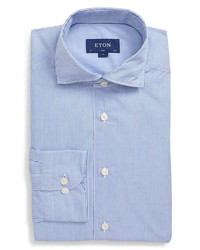 Eton Soft Collection Slim Fit Stripe Dress Shirt
