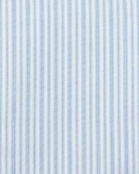 Stefano Ricci Striped Barrel Cuff Dress Shirt Blue