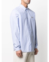Lacoste Striped Button Down Cotton Shirt