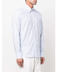 Canali Striped Button Down Shirt