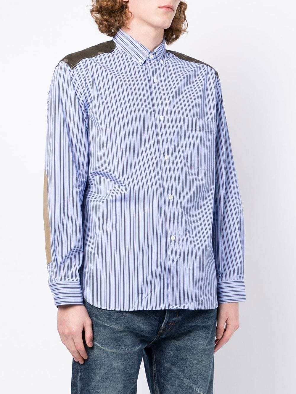 Junya Watanabe MAN Striped Button Down Shirt, $399 | farfetch.com ...