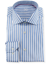 Bugatchi Striped Button Front Dress Shirt