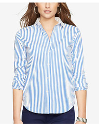 Lauren Ralph Lauren Striped Button Front Shirt