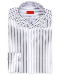 Isaia Striped Cotton Dress Shirt