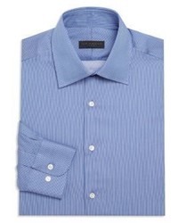 Ike Behar Striped Cotton Dress Shirt