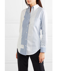 Thom Browne Striped Cotton Poplin Shirt